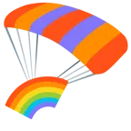 paracadute + arcobaleno