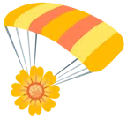 paracadute + fiore