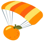 paracadute + mandarino