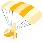 paracadute + banana