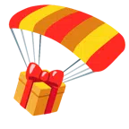 paracadute + regalo