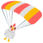 paracadute + gallina
