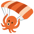 paracadute + polpo