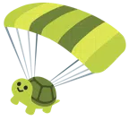 paracadute + tartaruga