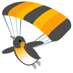 paracadute + pinguino