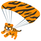 paracadute + muso di tigre