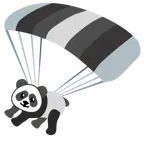 paracadute + panda