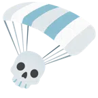 paracadute + teschio