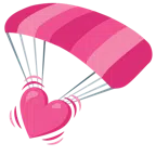 paracadute + cuore che batte