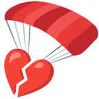 paracadute + cuore infranto