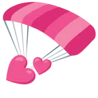 paracadute + due cuori