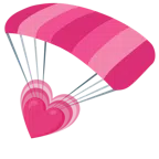 paracadute + cuore che cresce