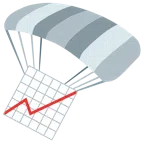 paracadute + grafico con andamento positivo