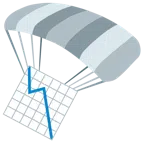 paracadute + grafico con andamento negativo