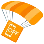 paracadute + cellulare spento