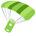 paracadute + batteria