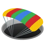 paracadute + buco