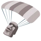paracadute + Moai