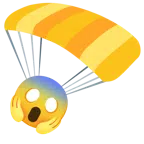 paracadute + faccina terrorizzata