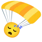 paracadute + faccina che dorme