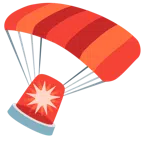 paracadute + lampeggiante