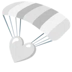 paracadute + cuore bianco