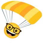 paracadute + faccina nerd