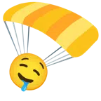paracadute + faccina che sbava