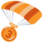 paracadute + medaglia di bronzo