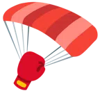 paracadute + guantone da pugilato