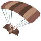 paracadute + pipistrello