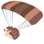 paracadute + riccio