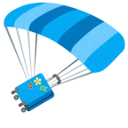 paracadute + valigia