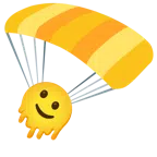 paracadute + faccina che si scioglie