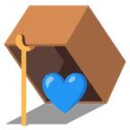 mouse trap + blue heart