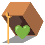 mouse trap + green heart