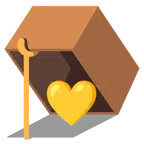 mouse trap + yellow heart