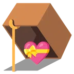 mouse trap + heart with ribbon