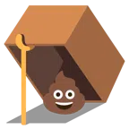 mouse trap + pile of poo