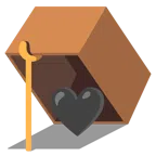 mouse trap + black heart