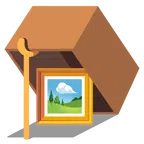 mouse trap + framed picture