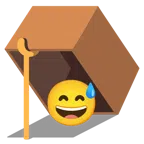 mouse trap + grinning face with sweat