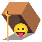 mouse trap + face with tongue