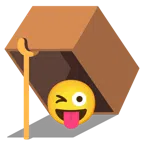 mouse trap + winking face with tongue