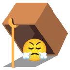 mouse trap + face with steam from nose
