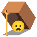 mouse trap + frowning face with open mouth