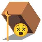 mouse trap + face with crossed-out eyes