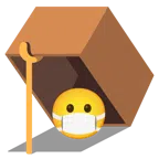 mouse trap + face with medical mask