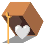 mouse trap + white heart