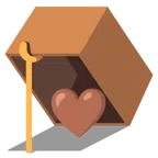 mouse trap + brown heart